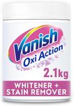 Vanish Oxi Action Laundry Whitener and Stain Remover Powder for Whites 2.1Kg, for Whiter Whites (Packaging May Vary)