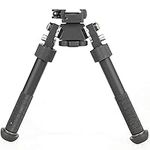 BESTSIGHT Bipod for Rifle,Tactical Picatinny Bipod,7-10inch bipod Adjustable 360° Rotate bipod