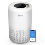 LEVOIT Smart WiFi Air Purifier for Home, Alexa Enabled H13 HEPA Filter, CADR 170m³/h, Remove 99.97% Allergies Smoke Dust Pollen Particles, 24dB Quiet Sleep Mode for Bedroom with Timer, Core 200S