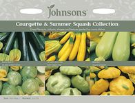 Johnsons 15228 Vegetable Seeds, COURGETTE & Summer Squash Collection