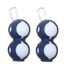 GolfBasic Ball Holder (Silicone) Pack of 2 Pcs (Blue)