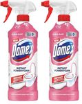 DOMEX Instant Power Foam Spray, Toilet & Bathroom Cleaner, 450ml, for Effortless Cleaning, with Expanding Foam, Instant Odor Elimination, Long-Lasting Freshness, Kills 99.9% of Germs (Pack of 2)