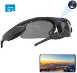 RERBO WiFi Camera Sunglasses, 4K Vi