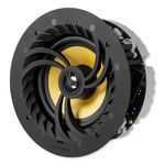 LITHEAUDIO All-In-One Wireless 6.5” Wi-Fi V2 Ceiling Speaker (06600), 60W RMS, Amplifier Built-In, Multi-Room Audio, Airplay 2, Chromecast, Audio for Kitchens, Living Rooms & Open Plan Living