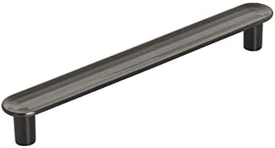 Amerock | Cabinet Pull | Gunmetal | 5-1/16 inch (128 mm) Center to Center | Concentric | 1 Pack | Drawer Pull | Drawer Handle | Cabinet Hardware