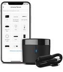 BroadLink RM4mini Smart Remote Hub with Sensor Cable (2.4GHz Wi-Fi Only)-WiFi IR Blaster for TV Remote, Smart AC Controller, Works with Alexa/Google Home/IFTTT