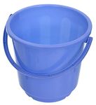 Kuber Industries Bucket|Plastic Bucket for Bathroom|Bucket for Bathing|Unbreakable Bucket with Handle|16 Liter (Blue)