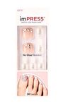 Kiss imPress Press-On Pedicure Nails BIPT026X Ballerina (For Toes)