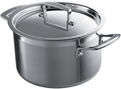 Le Creuset 3-Ply Stainless Steel Deep Casserole with Lid, 20 x 9.7 cm, 96200620001000