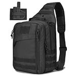 Tactical Sling Bag Pack w/Gun Holst
