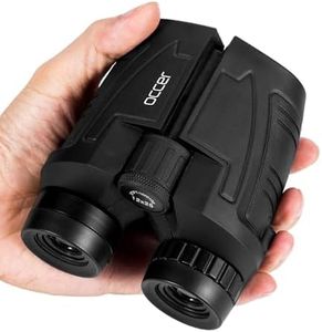 Occer 12x25 Compact Binoculars for Adults and Kids, Large Eyepiece Waterproof Binocular with Low Light Vision,High Powered Easy Focus Binoculars for Bird Watching,Outdoor Hunting,Travel,Sightseeing