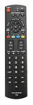 New N2QAYB000485 Remote Control Compatible for Panasonic LED LCD Plasma Viera TV TC-42LD24 TC-42LS24 TC-42PS14 TC-54PS14 TC-P42U1 TH-32LRU5 TH-42LRU50 TH-55LRU50 N2QAYB000321 N2QAYB000570