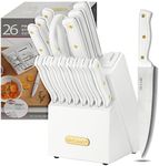 McCook® Knife Sets, White High Carb