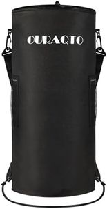 Ouraqto Boat Trash Can 1200D 100% Odor & Leak Resistant Boat Trash Bag Hanging with 6 Clips and 2 Side Pockets Bag Reusable Boat Garbage Can Pontoon Boat Accessories Compatible with 10-13 Gal Garbage