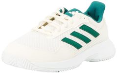 adidas Court Spec 2 Tennis Shoes Sneaker, Off White/Collegiate Green/Cloud White, 9 UK