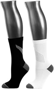 BE SHAPY Sports Compression Short Socks Medias Cortas Deportivas de Compresión 2 Pack