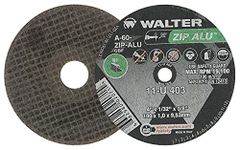 Walter 11U052 ZIP ALU Fast and Free Cutoff Wheel - [Pack of 25] 60 Grit, 5 in.