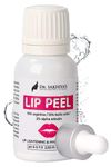 DR. SAKHIYA'S Lip Peel Solution For Dark Lip | Heals & Hydrates Chapped Lips 10% Arginine & Lactic Acid with 2% Alpha Arbutin For Dark & Pigmented Lips (10ml - Pack Of 1)