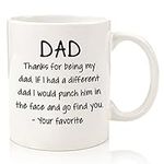Thanks For Being My Dad Funny Coffe