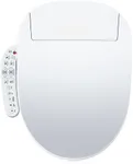 ZMJH A201 Elongated Smart Toilet Seat, Unlimited Warm Water, Vortex Wash, Electronic Heated,Warm Air Dryer,Bidet Seat,Rear and Front Wash, LED Light, Need Electrical, White (Elongated)