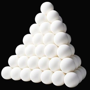 XIPEGPA 30 PCS Table Tennis Balls Ping Pong Balls 40mm Entertainment Plastic Balls for Game Party Sports Activities Fun Games Handicrafts Pet Toy (White)