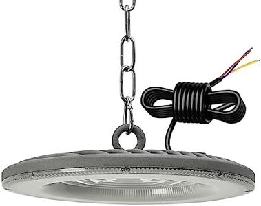 treoir 100W UFO LED Lámpara Alta Bahía, 12000LM Naves Industriales LED 6500K Blanco Frío Campana LED Industrial,IP65 Impermeable UFO Foco Led Industrial para Fábrica Garaje Taller