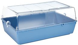 Ferplast DUNA MULTY Hamster Cage - Habitat for Rodents, Guinea Pigs, Rabbits - Interactive Transparent Design, Easy Access & Cleaning, 71x46xh31,5cm