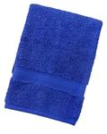 aztex Egyptian Range, 100% Cotton Towels - Bath Towel, Royal Blue