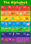 Learn The Alphabet - Animals Childrens Wall Chart Educational Childs Poster Print Art WallChart ABC