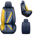 Menifomory Blue and Yellow Car Seat