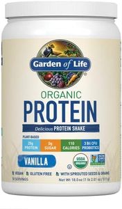 Garden of Life Organic Protein Shake Powder, Vanilla Flavor