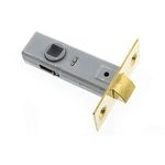 Sterling TML125 Internal 2 1/2" 65mm Brass Tubular Mortice Latch, (2.5")