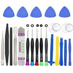 22 in 1 Mobile Phone Repair Screwdriver Set Tools Kit Tweezers Spudger Pry Screen Opening Tool for iPad iPhone 15 14 13 12 11 X 7 8 5 5s 6 Plus