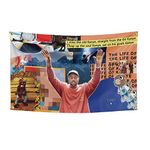 The Old Kanye Flag 3x5 Feet Banner Funny Flags for room Cool Tapestry Man Cave Wall Decor with Brass Grommets for College Dorm Room