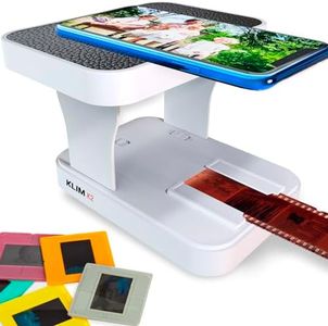 KLIM K2 Mobile Film Scanner 35mm + New + Positive & Negative Scanner + Slide Scanner + Photo Scanner + 35mm Color Film Developing Kit Essential + Your own 35mm Film Developing Service at Home
