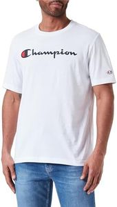 Champion Legacy Icons-S/S Crewneck T-Shirt, Blanc, XXL Men's