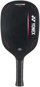 YONEX VCORE Plus Midweight 7.4" Width Black Pickleball Paddle with 5" Length Grip | PP Honeycomb Core, Glassfiber, Microparticle Coating & Carbon Fiber | for Beginner-Intermediate