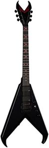 Dean Kerry King V Black Satin Electric Guitar with Case Black Satin