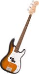 Squier by Fender Debut Precision Bass Guitar, Perfect for Beginners with Free Virtual Lessons, Easy-to-play Neck and Body, 2-Colour Sunburst