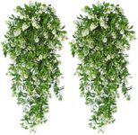 RECUTMS 2Pcs Hanging Flower Artific