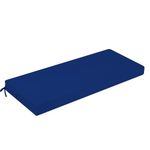 PRIMEPATIO Outdoor Bench Cushion, Patio Waterproof Long Bench Cushion, Patio Garden Furniture 2 Seater Chair Cushion Pad, Porch Swing with Ties, Window Seat Sofa Replacement Cushion, Navy Blue