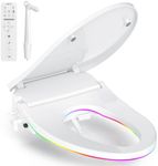 Electric Bidet Toilet Seat Elongated with Handheld Sprayer, KEETO, B02 Pro