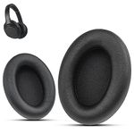 Krone Kalpasmos Professional Replacement Earpads for Sony WH-1000XM3, Compatitable with Sony WH-1000XM3 Noise Cancelling Headphone Luxury Soft Leather Memory Foam Black