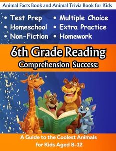 6th Grade Reading Comprehension Workbook: Animal Facts Book and Animal Trivia Book for Kids
