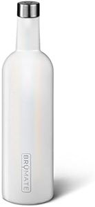 BrüMate Winesulator 25 Oz Triple-Walled Insulated Wine Canteen Made of Stainless Steel, 24-Hour Temperature Retention, Shatterproof, Comes with Silicone Transfer Funnel