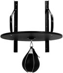 Speed Bag Platform Set, 360° Swivel Heavy Duty Speed Bags for Boxing Adjustable Speed Bag Platform Kit with Punching Ball, Adjustable Height Fitness Training Punching Bag for Boxing Training Home Gym