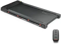 Sunny Health & Fitness Treadpad 100 Smart Walking Treadmill – Compact, Portable, Under Desk, No Assembly, WiFi & Bluetooth SunnyFit App, Remote Control, LED Display, Shock Absorption - SF-T724064