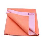 Glassiano Star Waterproof Reusable Breathable Baby Cot Sheet for your Born Babies (Small-50cm X 70cm Color-Peach)