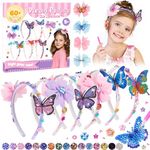 Gifts for 5 6 7 8 9 Year Old Girls: Birthday Presents for 6 7 8 10 Year Old Girls Art and Craft Kits for Kids Girls Toys Age 5-11 Diamond Painting Headbands Making Kit for Girl - Make Your Own for Kid