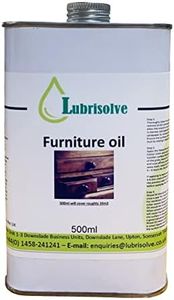 Lubrisolve Furniture Oil 500 ml for Indoor & Outdoor Use, All Wood Types